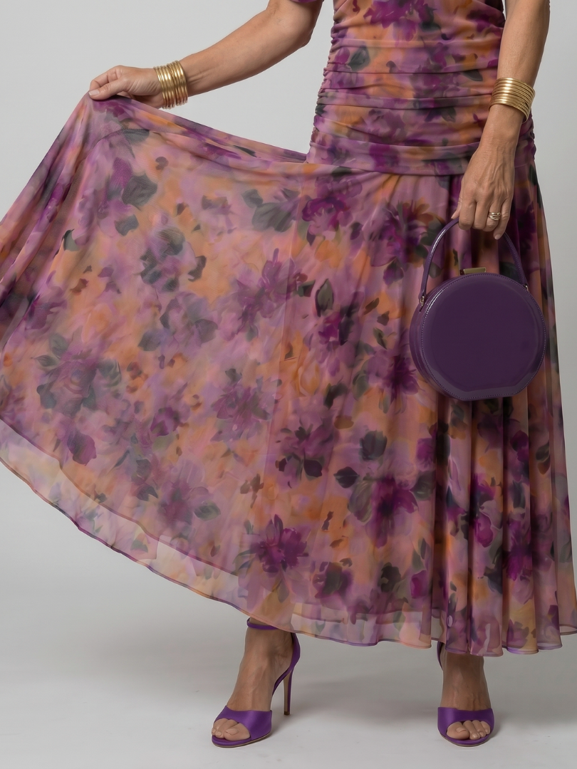 Ellis & Johnson™ | Vestido Midi Sin Hombros