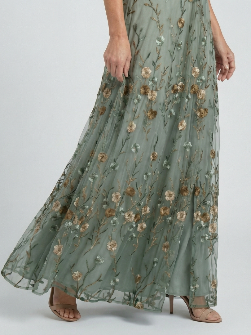 Selora | Vestido Maxi Largo con Cuello Halter