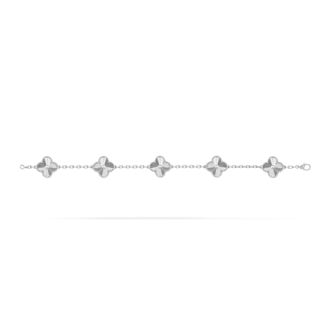 CLOVER | Pulsera de Plata