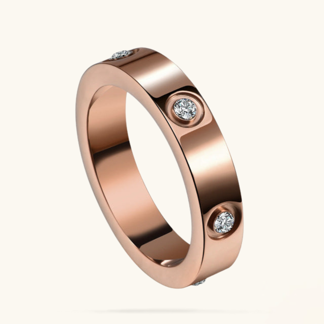 ETERNIDAD | Anillo de Oro Rosa Prestige