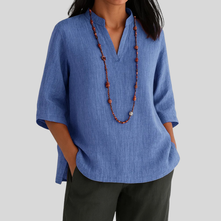 Claudia™ | Blusa de Elegancia Relajada
