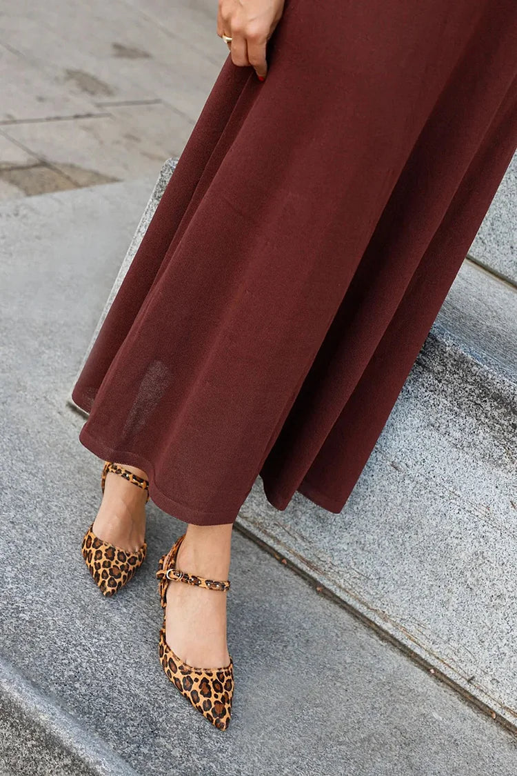BALLET FLATS PUNTIAGUDOS CON CORREA