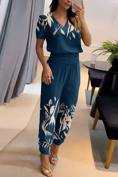Conjunto de Dos Piezas Sofía con Escote en V