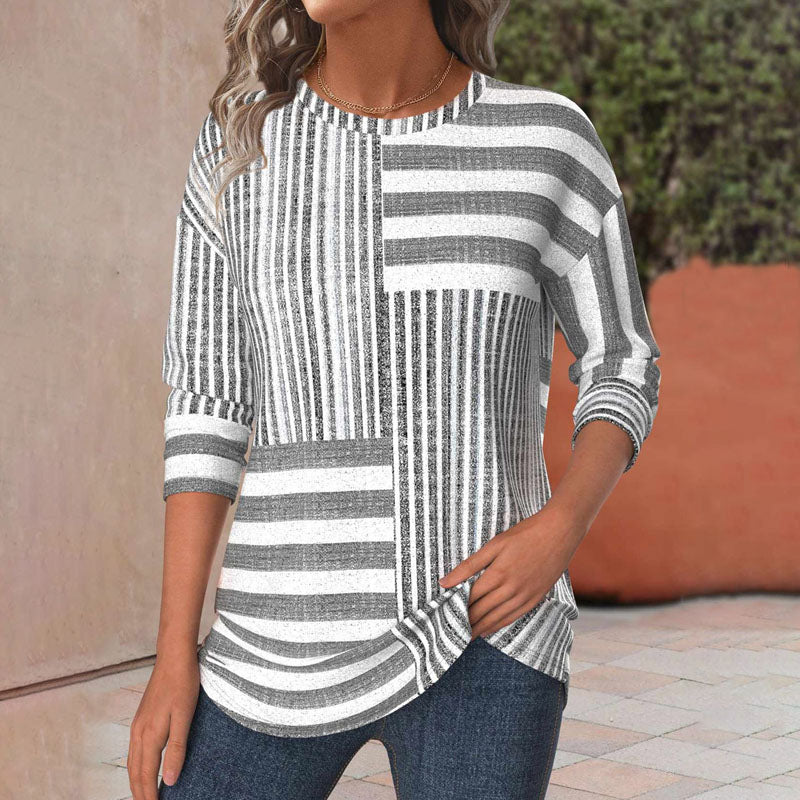 Trish™ | Blusa de Confort a Rayas