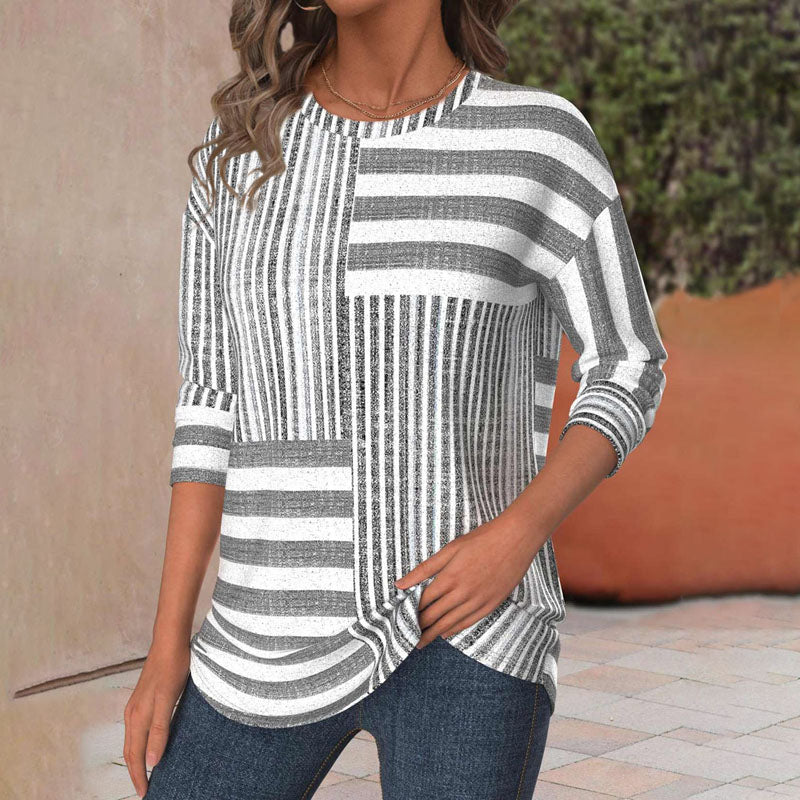 Trish™ | Blusa de Confort a Rayas