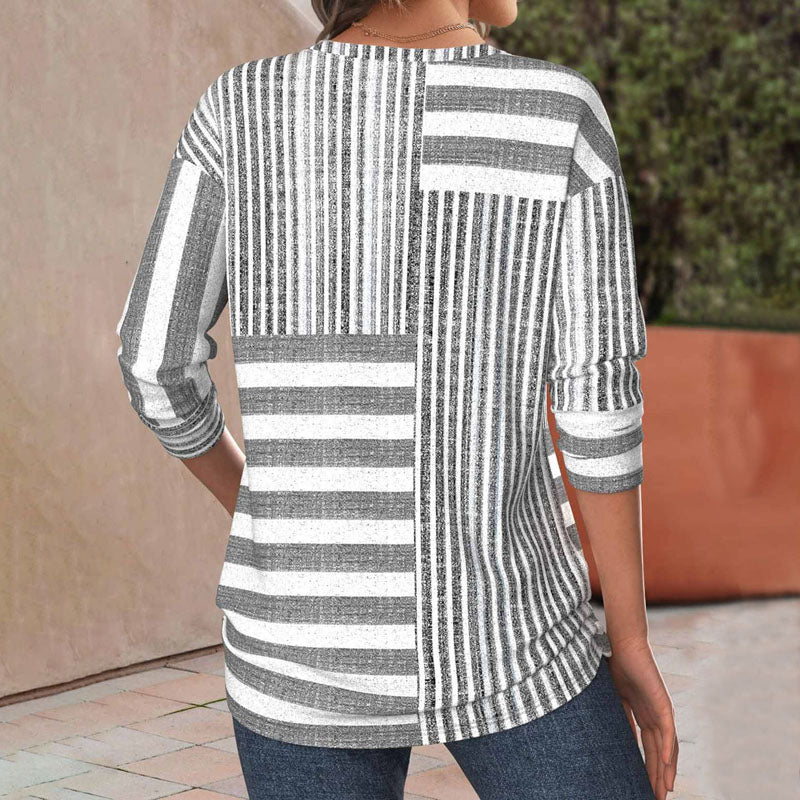 Trish™ | Blusa de Confort a Rayas