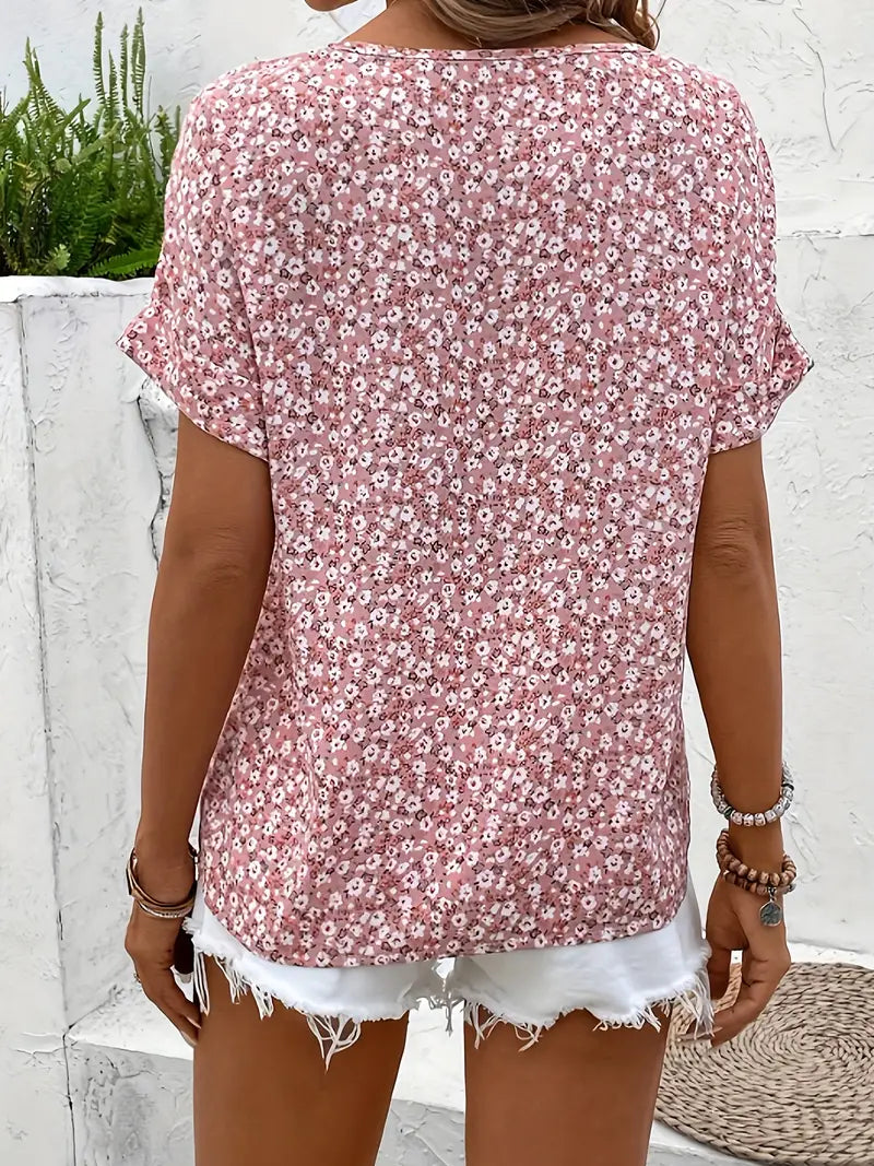Verna™ | Blusa Floral Elegante