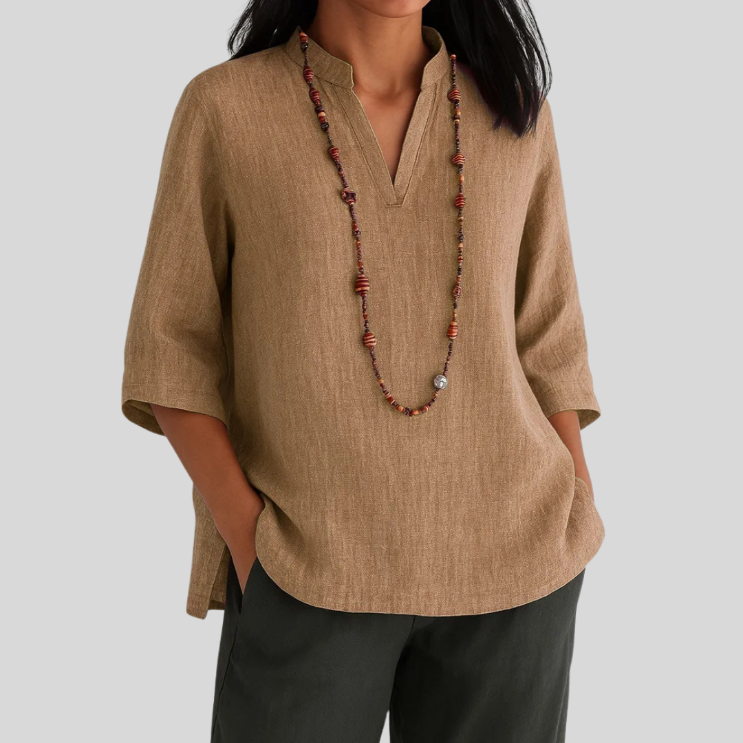 Claudia™ | Blusa de Elegancia Relajada
