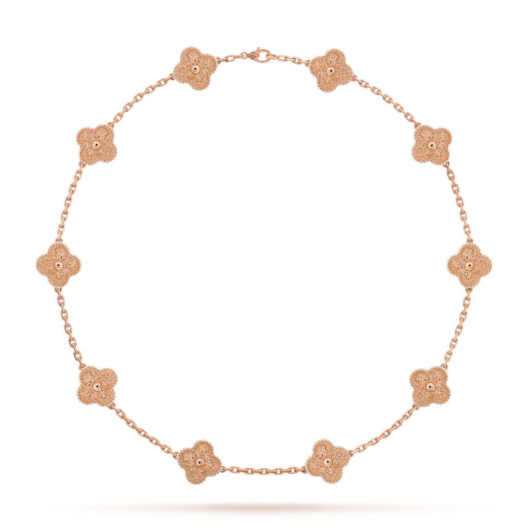 CLOVER | Collar Rosa con 10 Motivos