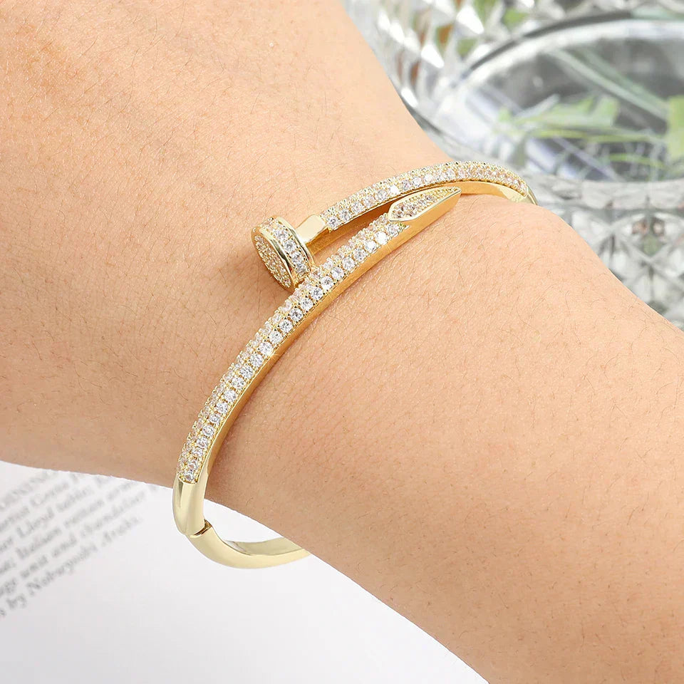 SPIKE | Pulsera Completa de Diamantes
