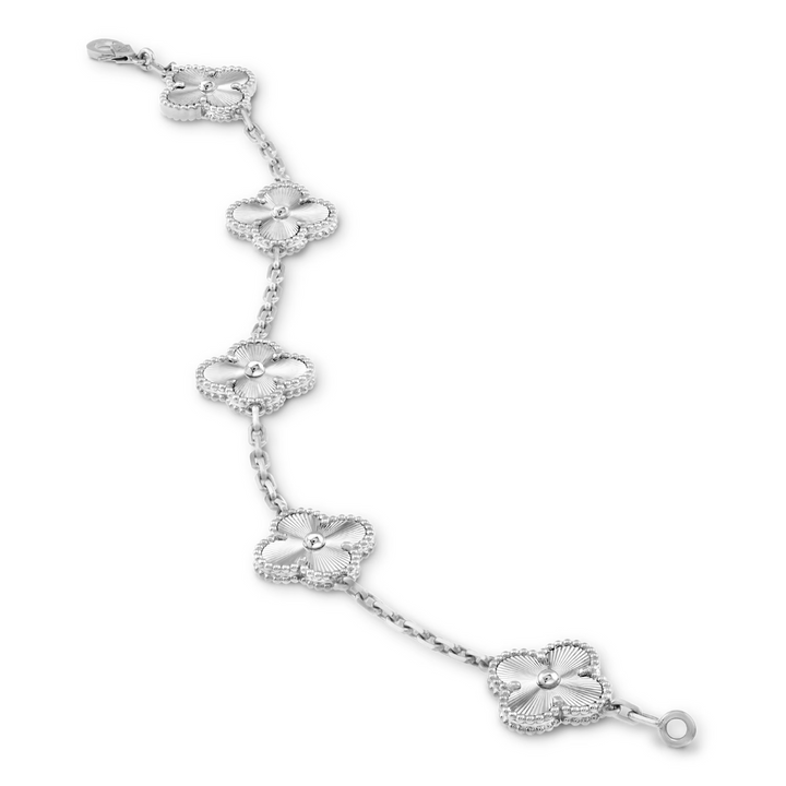 CLOVER | Pulsera de Plata