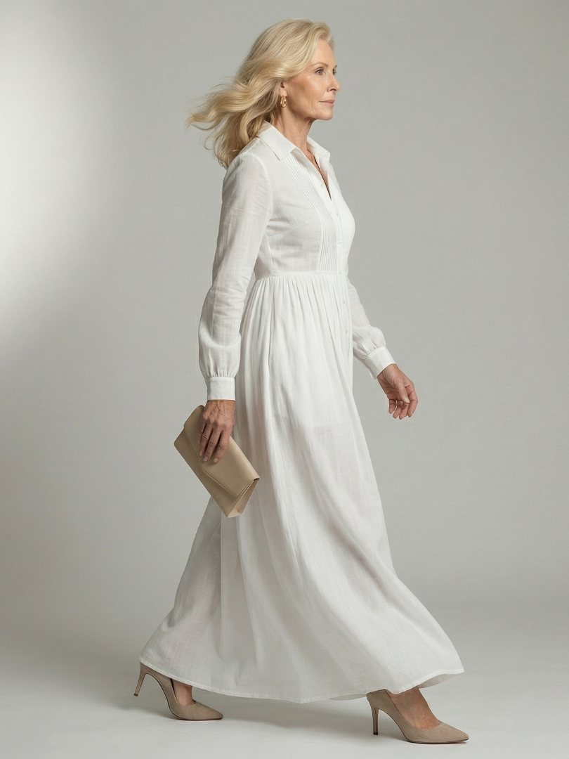 Ellis & Johnson™ | Vestido Maxi Soft Flow