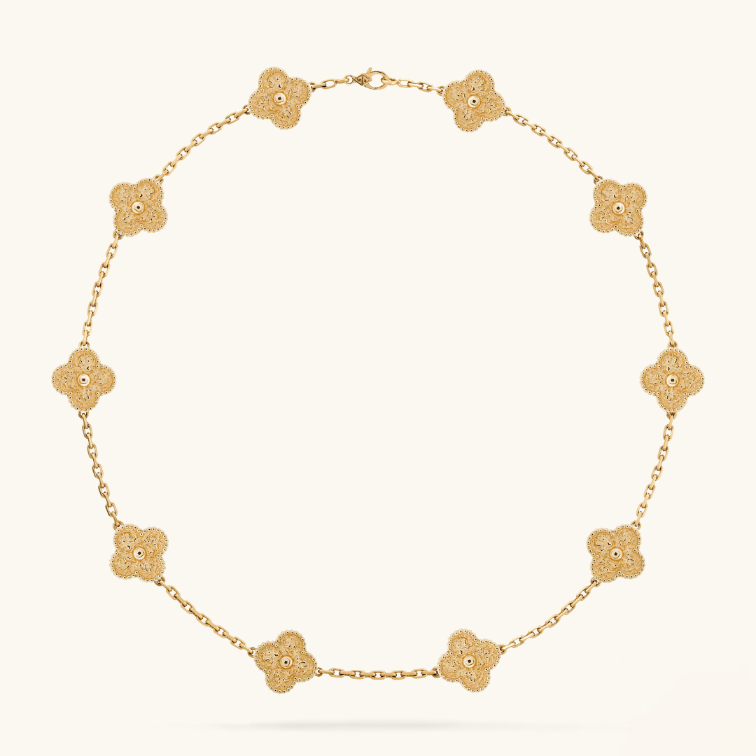 CLOVER | Collar de Oro 10 Motivos