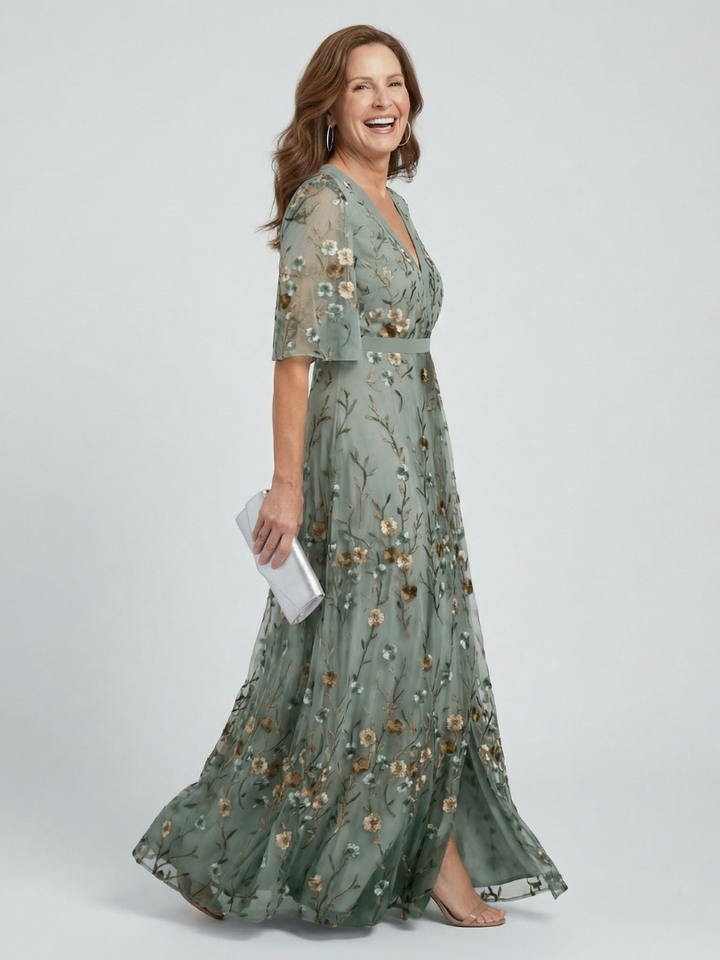 Selora | Vestido Maxi Largo con Cuello Halter