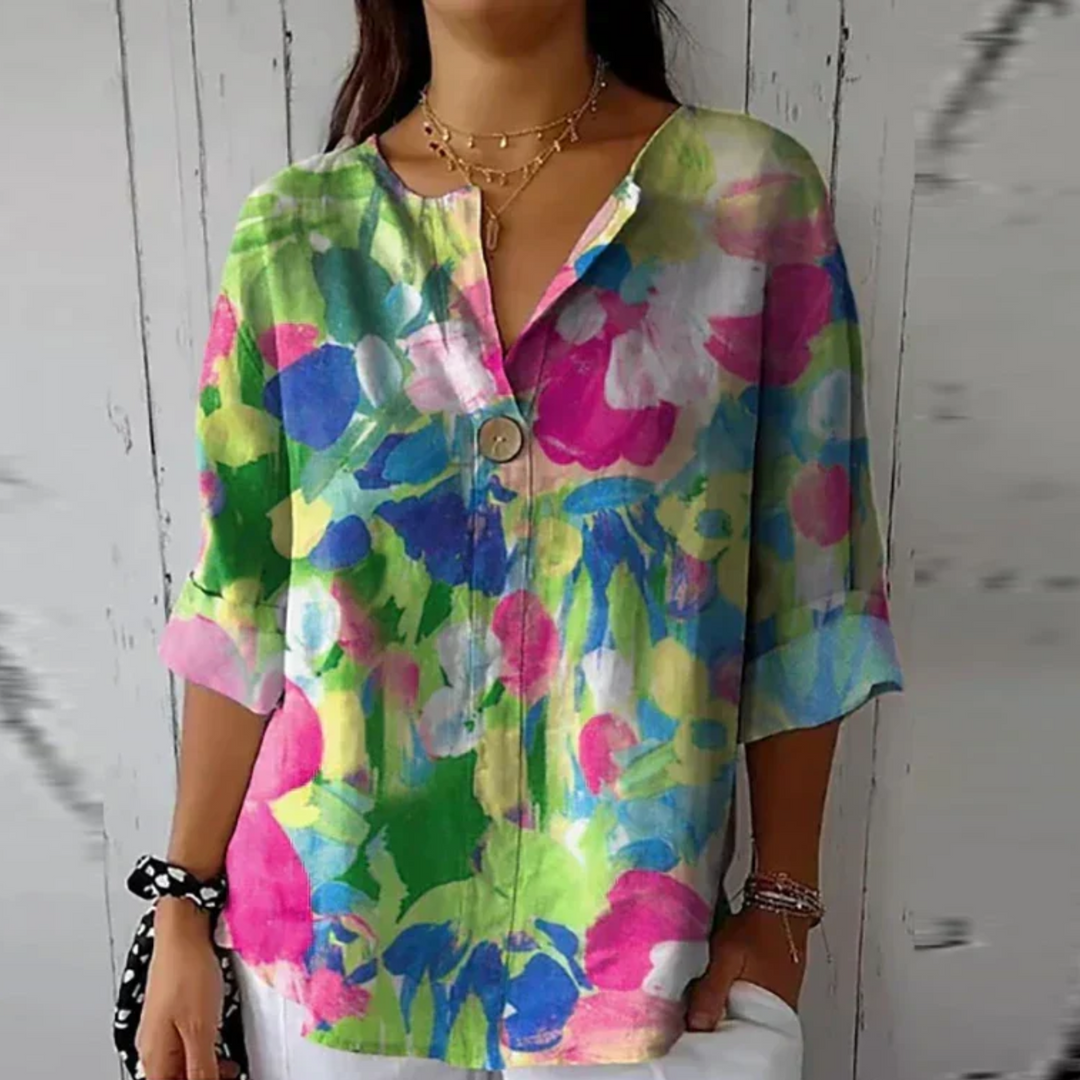 Arlene™ | Blusa Floral Elegante