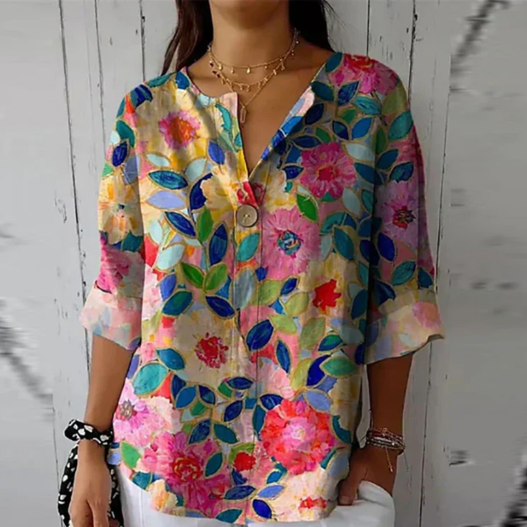 Arlene™ | Blusa Floral Elegante