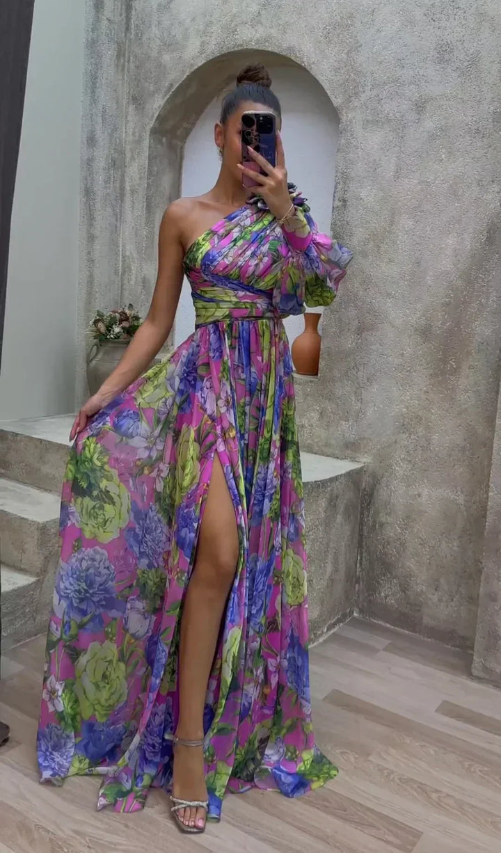 Ellis & Johnson™ | Vestido Drama Flor de Primavera