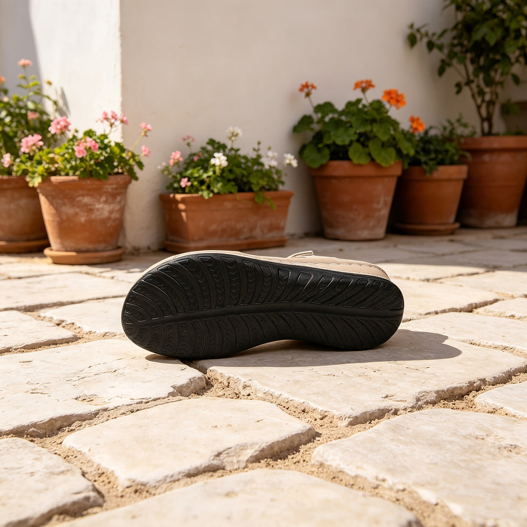 Flora - Sandalia ajustable de confort