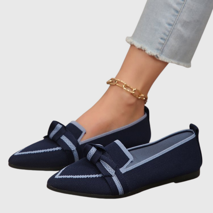 Milena | Mocasines Cómodos con Lazos