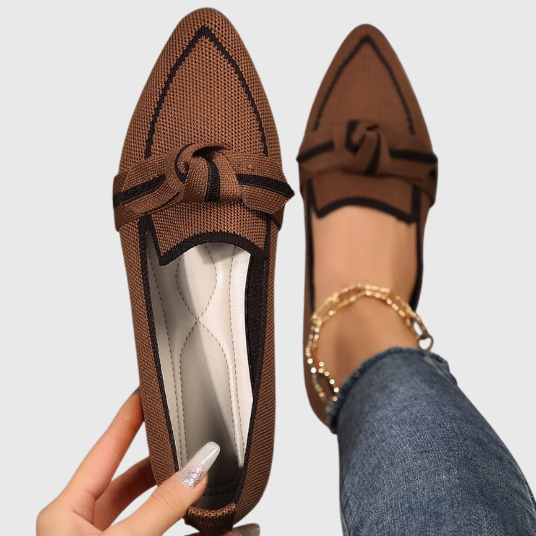 Milena | Mocasines Cómodos con Lazos