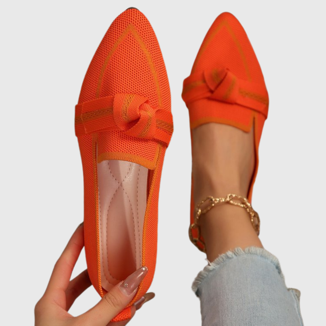 Milena | Mocasines Cómodos con Lazos