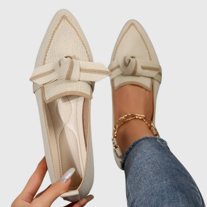Milena | Mocasines Cómodos con Lazos