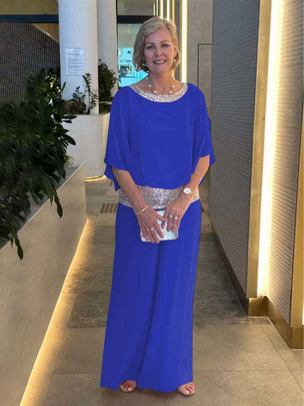 Mireya | Elegante Conjunto de Pantalones de Dos Piezas de Pierna Ancha