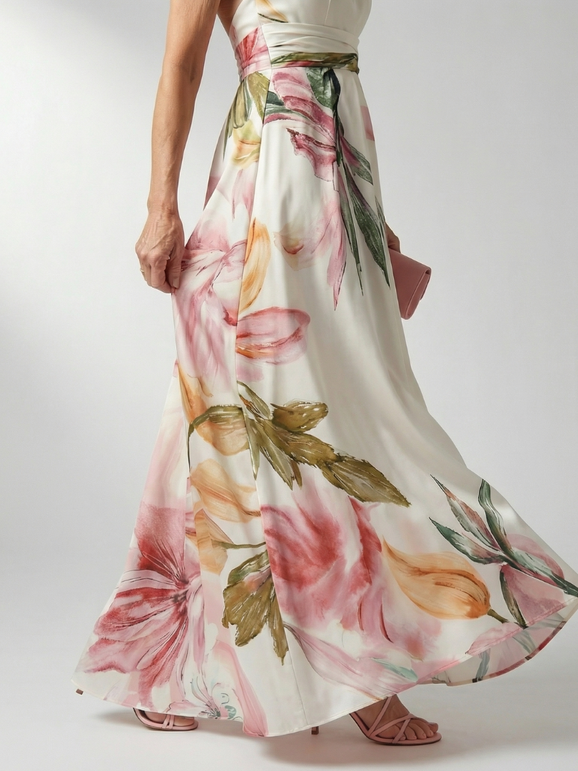 Amiel | Vestido Maxi Floral Liviano