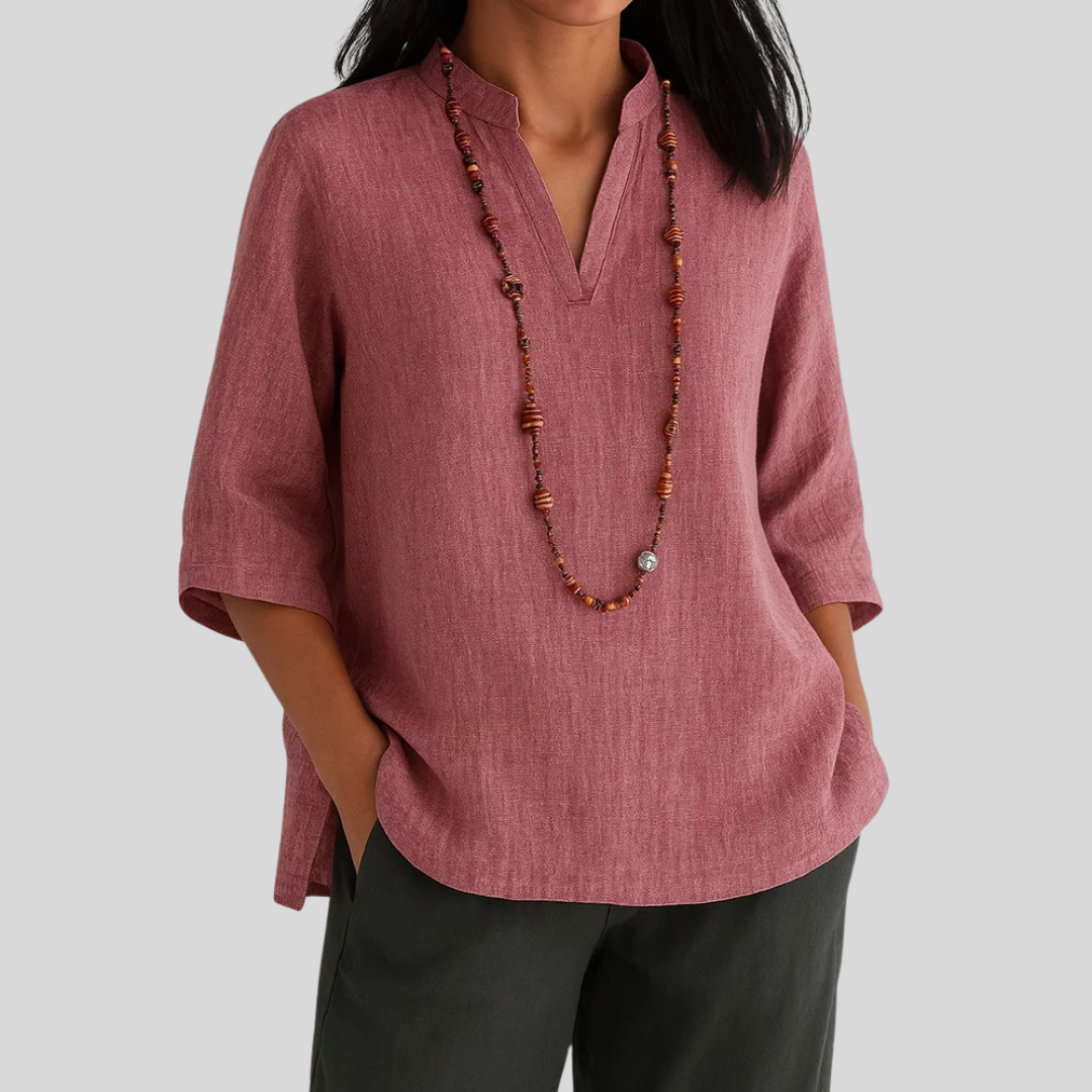 Claudia™ | Blusa de Elegancia Relajada