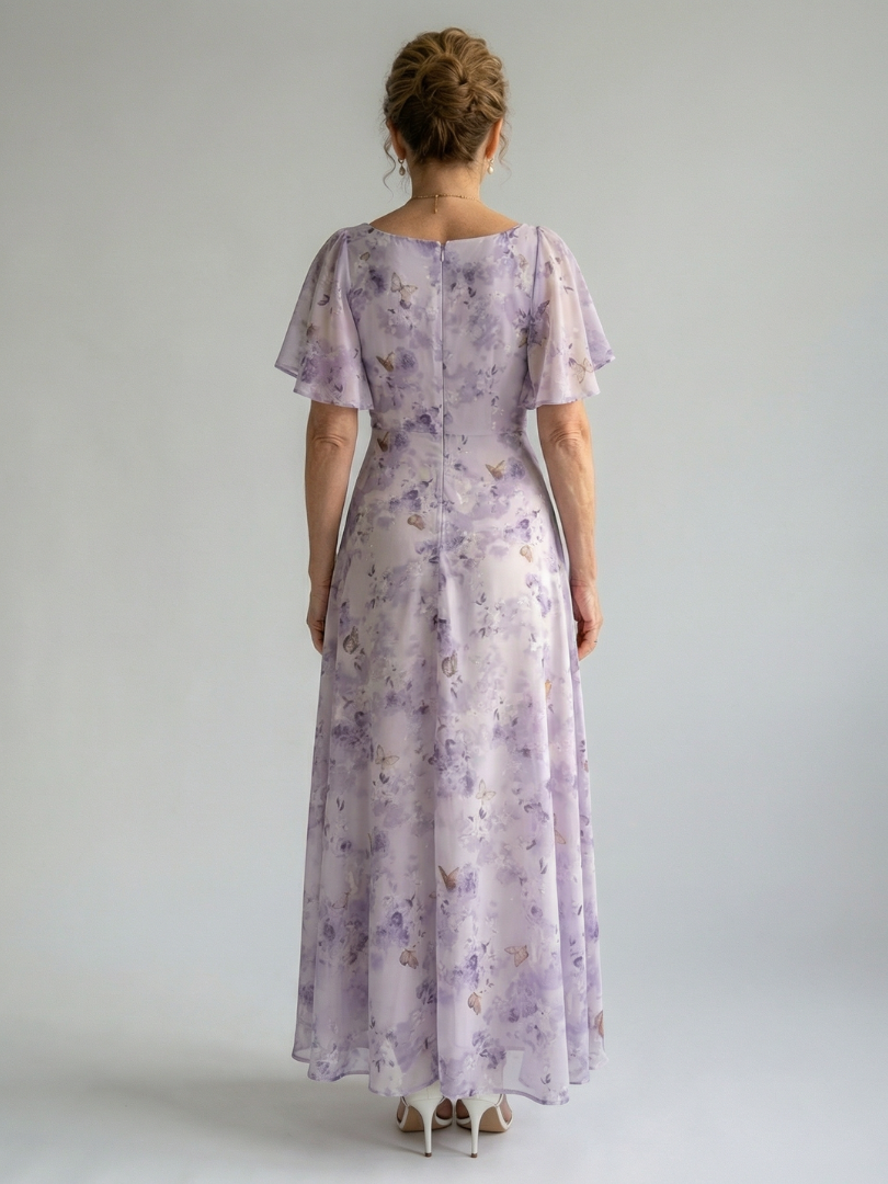 Vaelis | Vestido Midi con Mangas Volantes