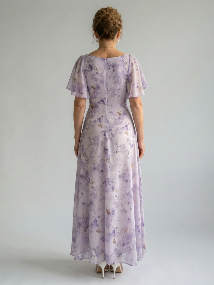 Vaelis | Vestido Midi con Mangas Volantes