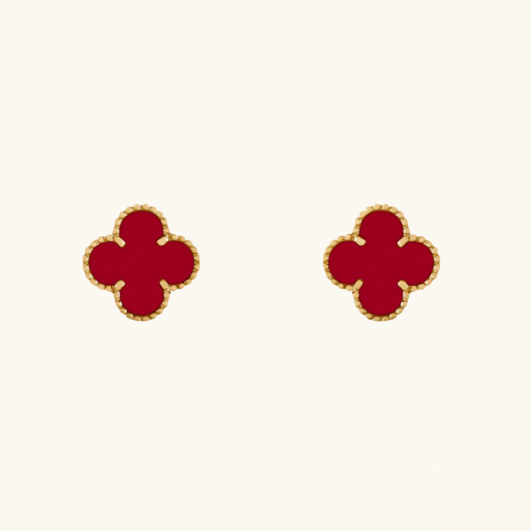 CLOVER | Aretes Rojos