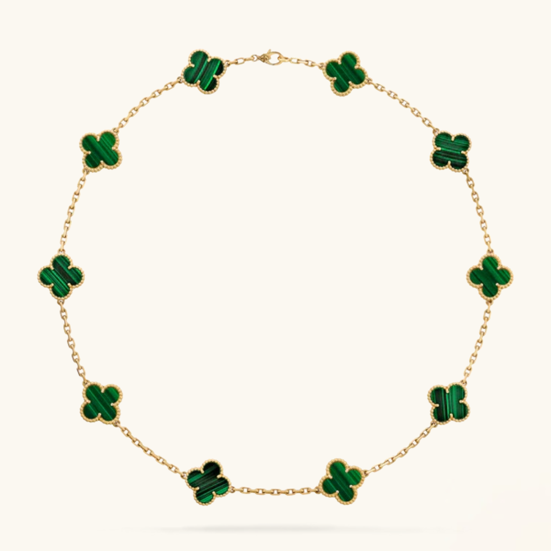 CLOVER | Collar Verde con 10 Motivos