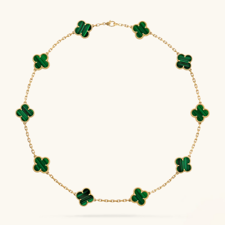 CLOVER | Collar Verde con 10 Motivos