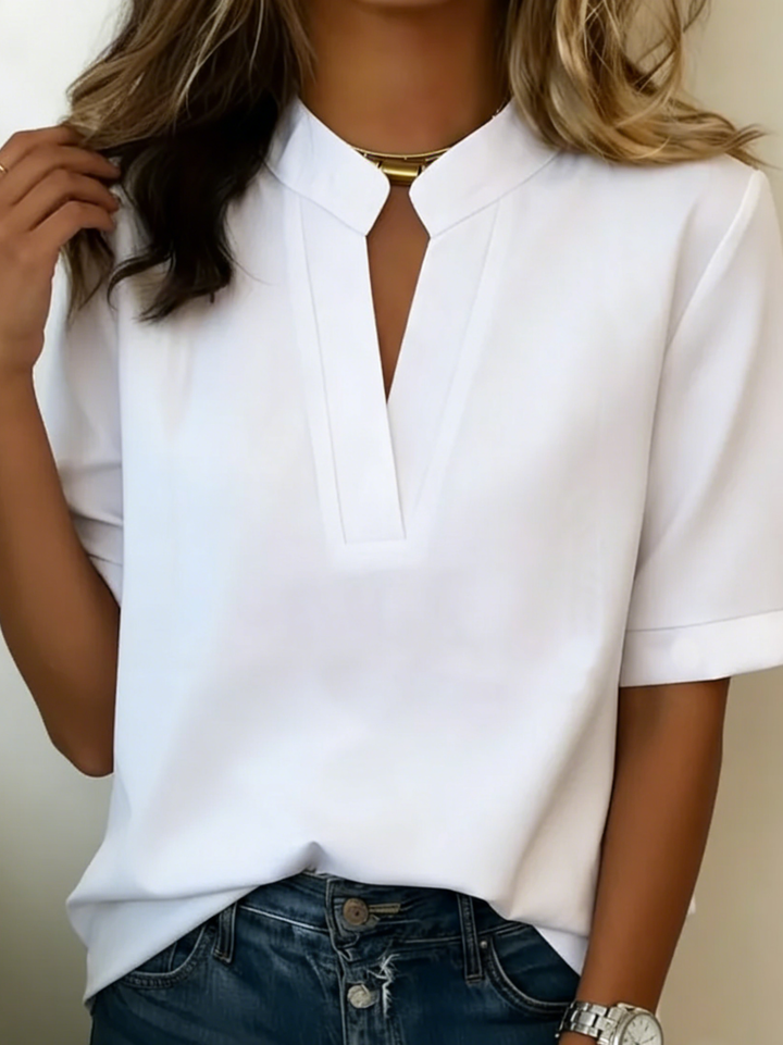 Bárbara | Blusa elegante con cuello en V
