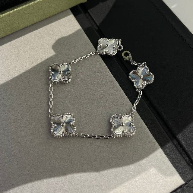CLOVER | Pulsera de Plata