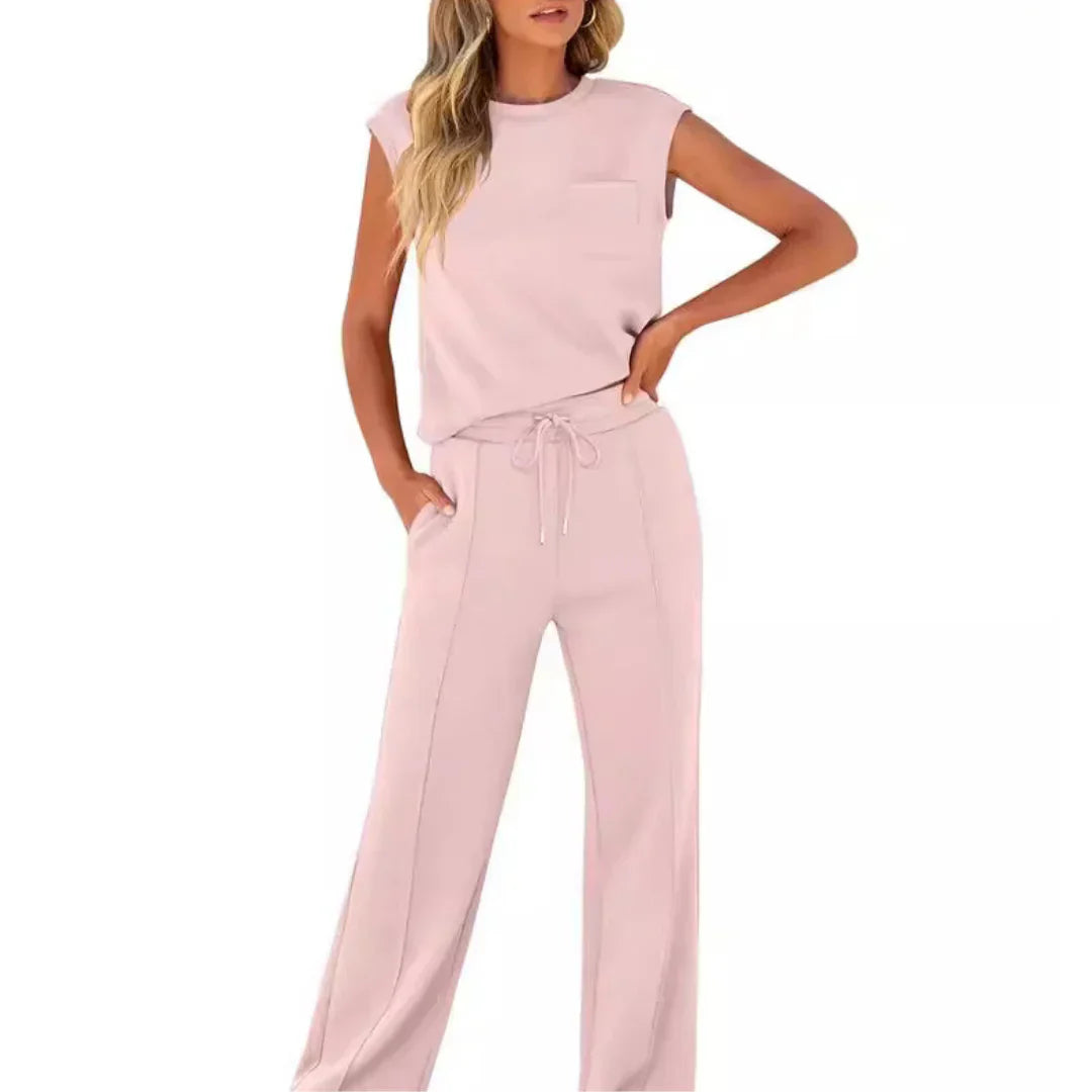 MIRIAM™ | Conjunto 'Lounge' de primavera en tela suave