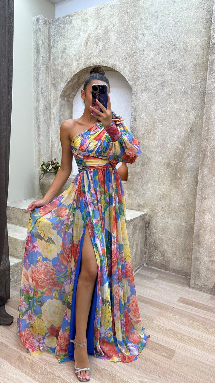 Ellis & Johnson™ | Vestido Drama Flor de Primavera