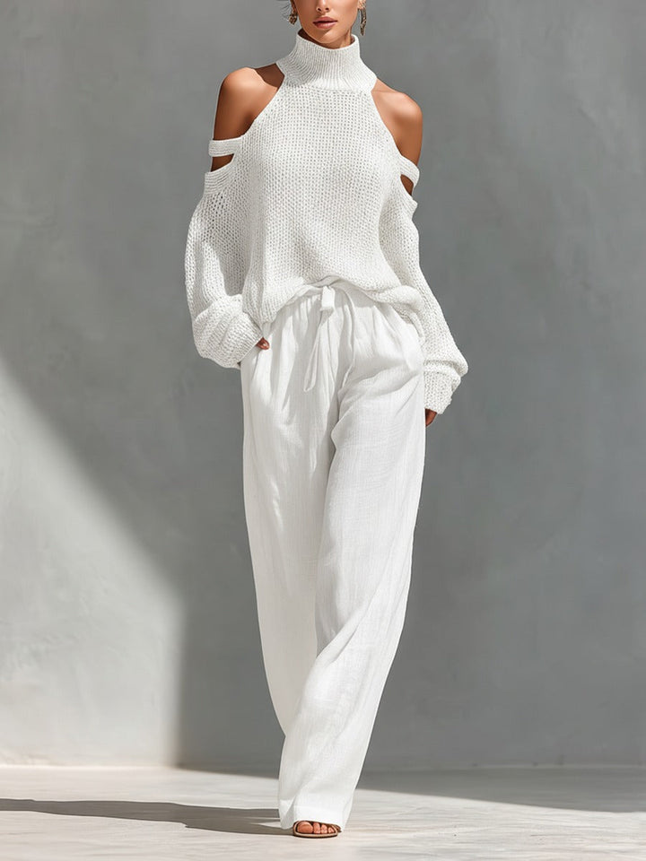 Camila | Conjunto de moda en punto y lino