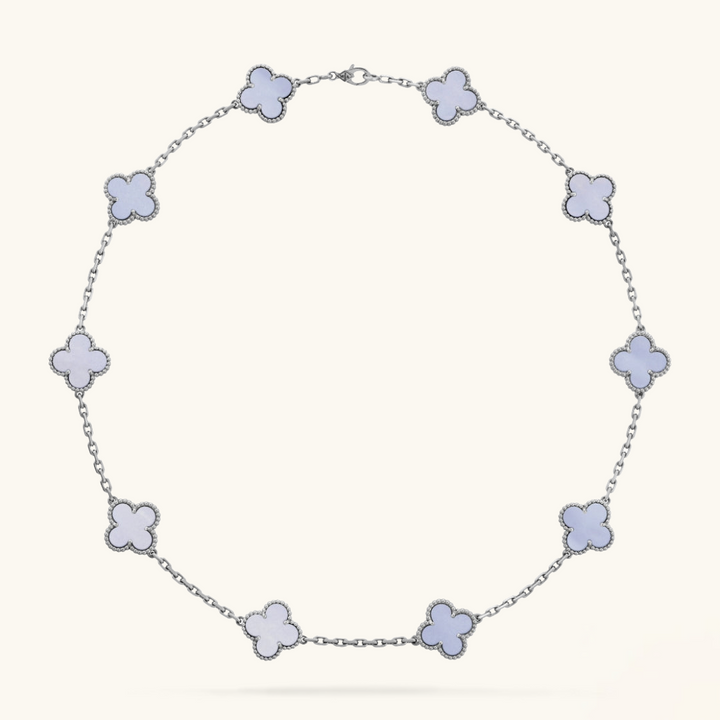 CLOVER | Collar Morado con 10 Motivos