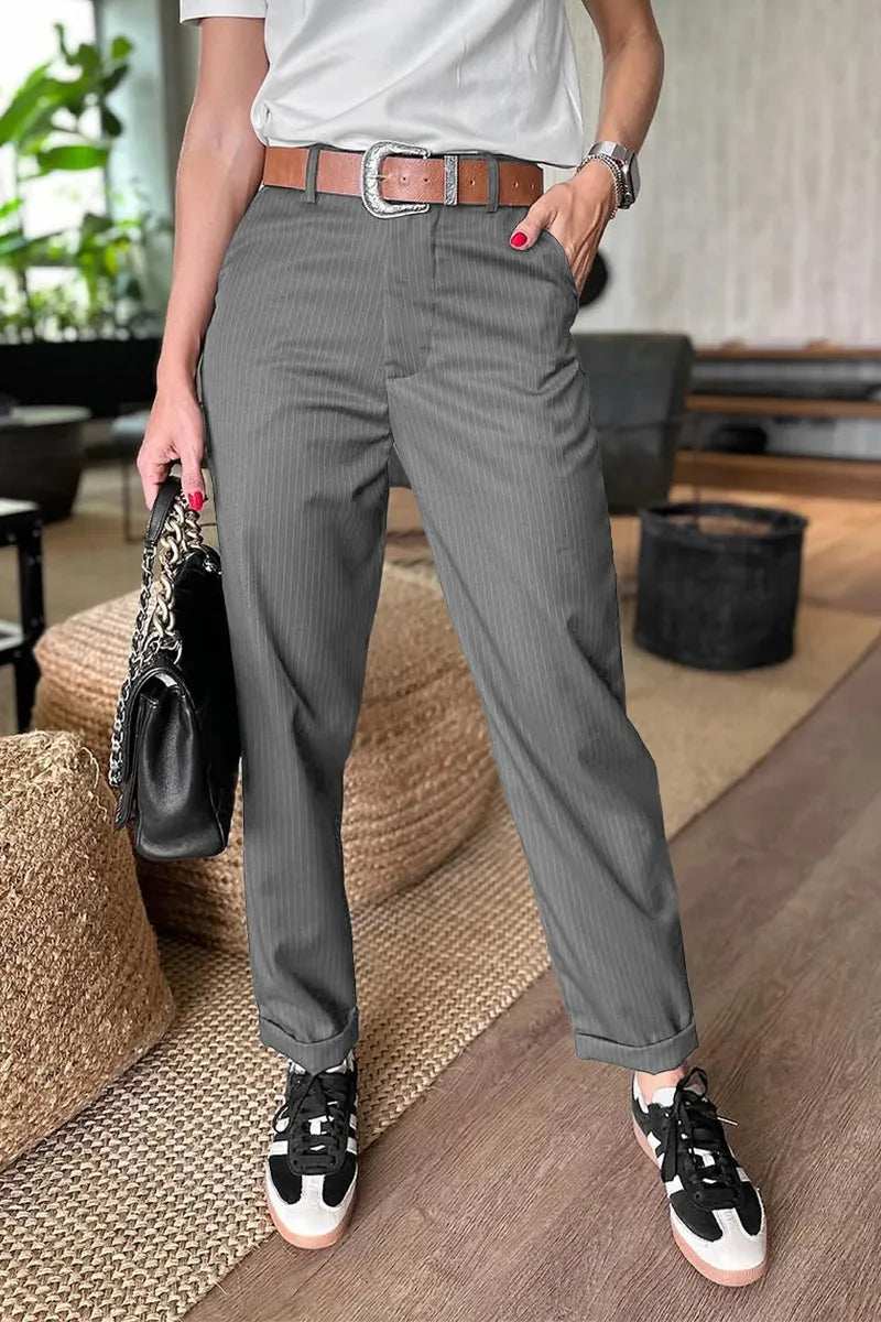 Matilda | Pantalones de rayas elegantes que destacan la figura