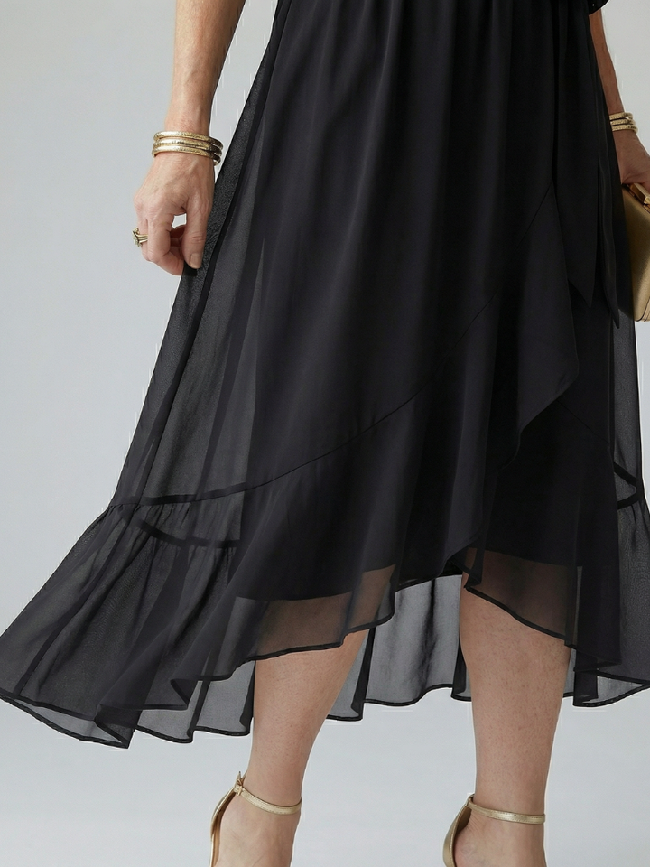 Elric | Vestido Midi con Caída