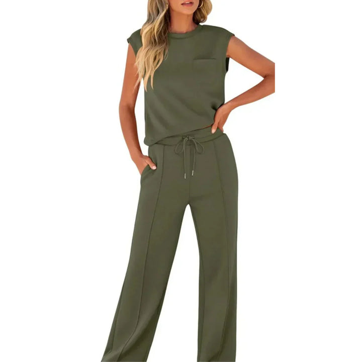 MIRIAM™ | Conjunto 'Lounge' de primavera en tela suave