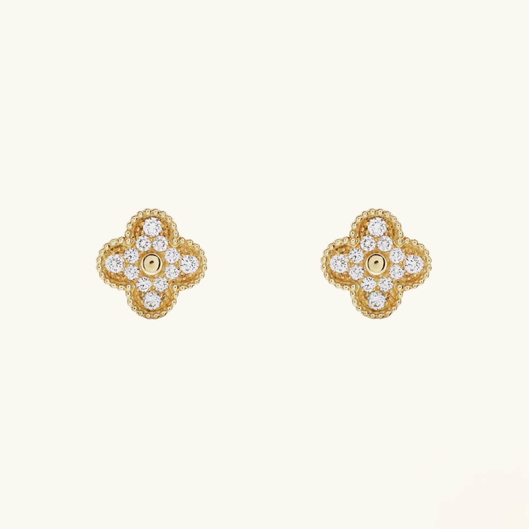 CLOVER | Pendientes de Oro Prestige