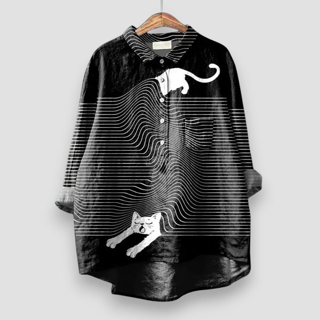 Georgie™ | Camisa de Mujer con Diseño de Perro