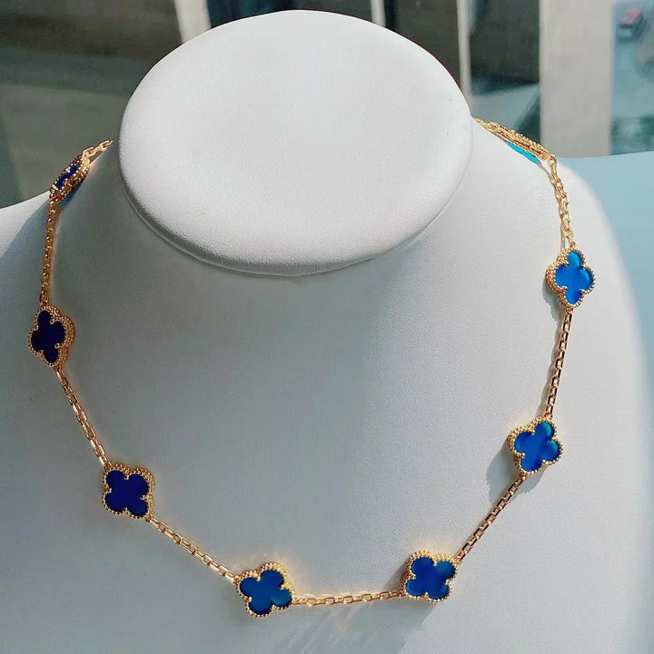 CLOVER | Collar Azul con 10 Motivos
