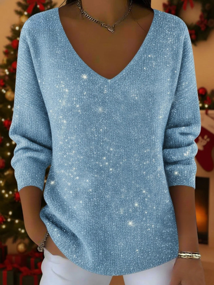 Georgia™ | Suéter Navideño con Escote en V