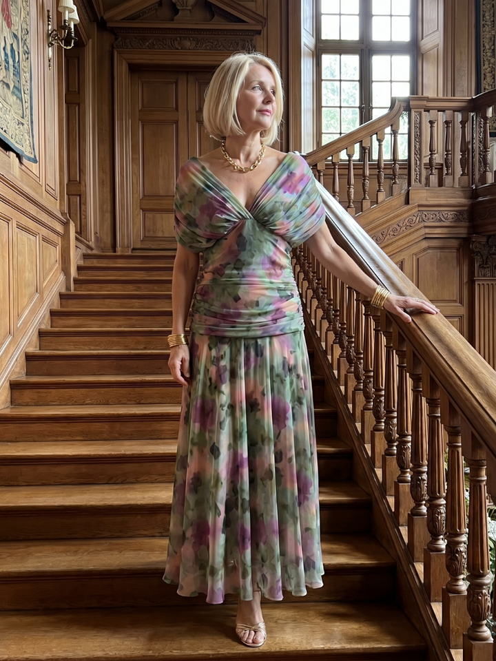 Ellis & Johnson™ | Vestido Midi Flow