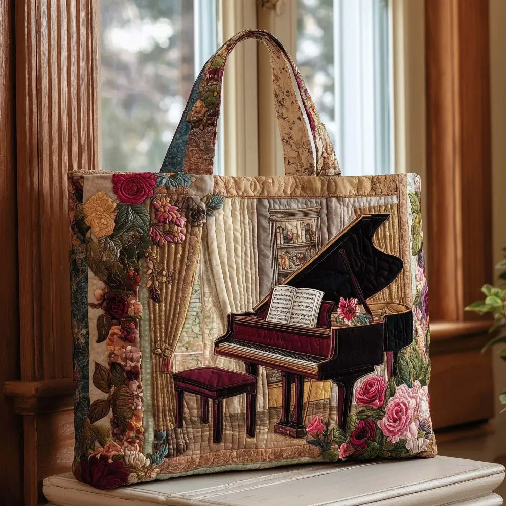 Melodía de la Tarde | Tote Acolchado Artesanal