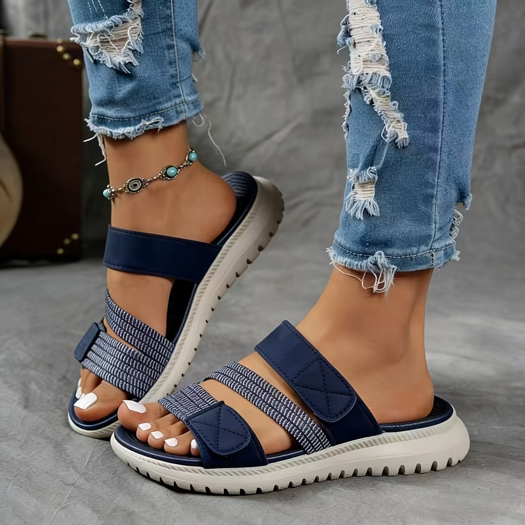Cleo - Sandalia deportiva cómoda con suela de plataforma